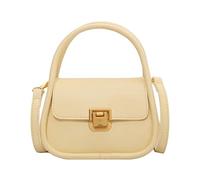REFKIT Borse a tracolla femminili verdi for le donne Borsa a tracolla in pelle PU Piccola borsa a tracolla con patta Borse da donna(Yellow)