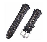 REFKIT for Seiko for Sportura for SNL029P2 for SNL021P1 for SNL595P2 for SNL017P1 Cinturino for Orologio in Pelle Cinturino da Uomo 27mm x 15Bocca Convessa