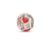 Reflection Beads Argento Rodiato Taglio Fuori Cuore Amore Perlina