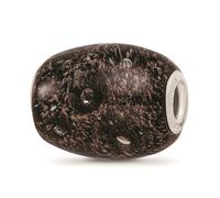 Reflection Beads Argento Sterling Nero Glitter Mezzanotte Illusione Fenton Vetro