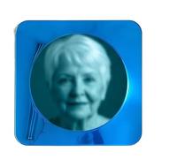 Reflection Mirror Board for Seniors, Acrylic Visual Activity Panel for Elderly Adults, Hand Eye Coordination Sensory Desktop Interaction Activity Board(Light blue)