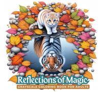 Reflections of Magic: Adorable Beings and Their Mysterious Shadows - A Grayscale Coloring Book for Relaxation