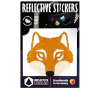 Reflective Berlin Decals, Adesivo Riflettente Unisex Adulto, Wolf Fox, Taglia Unica