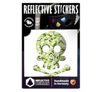 Reflective Berlin Unisex - Adulti Decals Reflex Sticker Skull Camo, Taglia unica