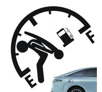 Reflective Gas Cap Sticker -Waterproof Tank Decal for Trucks, Easy to Apply with Style High Gas Consumption Awareness, Exterior Vehicle Sign for Humor, Laptops, Walls, Doors, Use