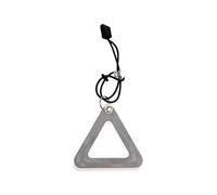 Reflective Safety Pendant - 10x9.2cm PVC Microprism Triangle Bike Saddle Hanger With Elastic Buckle | High Visibility Warning Reflector Backpack Cycling Accessory | Night Riding Running Hiking