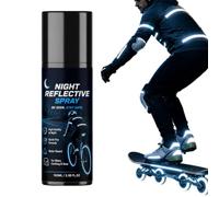 Reflective Spray - 100ml Night Glow Paint, High Visibility, For Clothing &