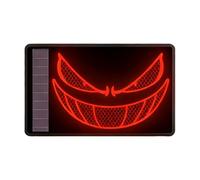 Reflective Stickers - Car Reflective Stickerrs | Solar Powered Scary Expression Warning Sign | Solar Scary Expression Warning Decals,Decorative Waterproof Safety Stickers For Auto Motorcycle
