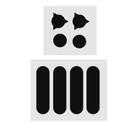 Reflective Stickers For Helmets 8 Pieces Weatherproof Bicycle Reflective