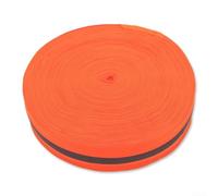 Reflective Track Tape 100m Athletics Finish Line(Orange) | High-visibility reflective strips, ideal for night runs, track events, low-light safety marking