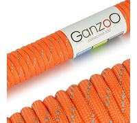 'Reflective Universal Survival Rope Made of tear-resistant Parachute Cord/Paracord 550Ã‚ Core Rope Nylon, 550lbs Total Length 31Ã‚ Meters (100Ã‚ ft) Colour: OrangeÃ‚ -Ã‚ Ganzoo... by Ganzoo
