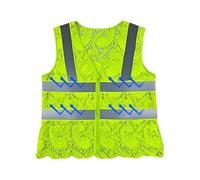 Reflective Vest Men Running Safety Gear Lightweight Breathable Jacket High-Visibility Adjustable Outdoor Night Walking Cyclists Dog Kids Women Security and Accessory