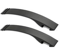 Reflects - Apribottiglie in alluminio opaco, confezione da 2, colore: nero elegante