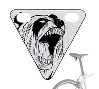 Reflettori Per Biciclette - Strisce Riflettenti Convunziate, Riflettore Sulla Sicurezza Posteriore Anteriore | Per Visibilità In Bicicletta, Accessorio Per La Protezione Per Esterni Per Guid