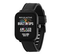 Reflex Active Amoled Series 44 Smart Watch per uomo e donna con GPS integrato, impermeabile IP68, modalità sportive, contapassi, monitoraggio del sonno, display doppio orario e cinturino in silicone