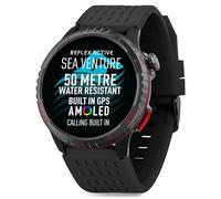 Reflex Active SeaVenture - Orologio intelligente con GPS AMOLED, 50 m, colore: Nero