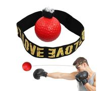 Reflex Ball Boxe Adulto,Fascia da Boxe Reflex Ball,Palla di Reazione di Boxe da Sciopero | Pallone da boxe per allenamento di coordinamento occhio-mano per palestra a casa, borsa riflessa palla