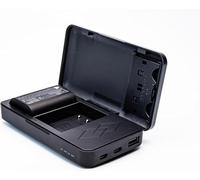 REFLEX CAMERA CBC-EN-EL15 - Caricabatterie con scatola per scheda SD e funzione Power Bank, compatibile con batterie Nikon EN-EL15.