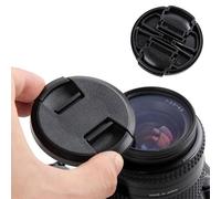 REFLEX CAMERA Copriobiettivo a scatto centrale da 55 mm, compatibile con obiettivi per fotocamere DSLR Canon, Nikon, Sony, Pentax, resistente contro polvere, graffi e luce solare (55 mm)