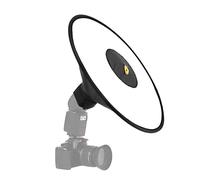 REFLEX CAMERA Diffusore universale per flash Softbox rotondo da 44 cm per DSLR Speedlite | Modificatore portatile di luce ad anello per fotografia di ritratto in studio | Include scatola portaoggetti