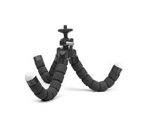 REFLEX CAMERA Mini treppiede flessibile Octopus - Supporto pieghevole con impugnatura in spugna con attacco a vite da 1/4"-20 per morsetti per smartphone e adattatori GoPro e testa a sfera a 360 gradi