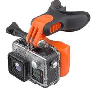 REFLEX CAMERA Supporto per videocamera d'azione compatibile con GoPro Hero 13-8/Akaso/DJI Osmo/Insta360/Wolfgang - Supporto POV a mani libere con vite di sicurezza, leggero per surf, ciclismo