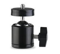 REFLEX CAMERA Testa a sfera girevole a 360° con vite da 1/4'' per GoPro, DSLR, videocamera, luce LED, supporto regolabile per fotografia, video, vlogging, studio e riprese all'aperto