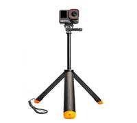 Reflex Camera Treppiede galleggiante 4 in 1 Selfie Stick - Manico telescopico impermeabile con cordino e supporto per action camera - Compatibile con GoPro, DJI Osmo, Insta360 e altri
