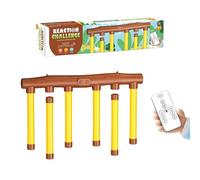 Reflex Catch Game - Remote-Controlled Drop Stick Challenge for Eye-Hand Coordination, Reaction Training & Focus Improvement, USB Powered Fast-Response Game for Family, Adults & Group Play(6-B)