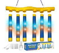 Reflex Challenge Game, Catching Sticks Reaction Training Toy, Interactive Hand Eye Coordination Activity with 3 Adjustable Speeds, Fun Educational Game for Kids, 15.74x2.08x3.74 inches