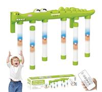 Reflex Training Drop Sticks Plaything, Interactive Reaction Plaything with 3 Adjustable Speeds, Adorable Fun Sports Equipment for Agility, Boys, Girls, Adults, Blue, Green
