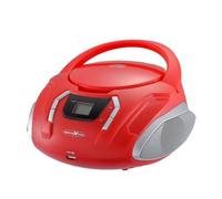 Reflexion CDR2250U BK Radio Fm Con CD/MP3/USB/Aux-In Rosso