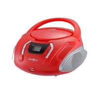 Reflexion CDR2250U BK Radio Fm Con CD/MP3/USB/Aux-In Rosso