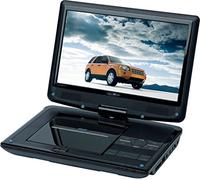 Reflexion DVD9003 - Lettore DVD portatile (22,9 cm (9 pollici), schermo TFT LCD, girevole a 180 gradi, cavo di collegamento per auto da 12 V, cinghie, telecomando), colore: Nero