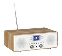 Reflexion Radio Internet con DAB+, FM, CD, Bluetooth, USB, AUX-In, bianco | HRA23INT/W - 15.000 trasmettitori DAB+, FM, CD, Bluetooth, USB, AUX-In, 2,4"