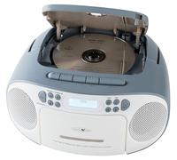 Reflexion RCR2260DAB/BL, cassette CD/MP3 USB DAB+stereo radio (2 x 12 Watt max. potenza musicale), connettore AUX da 3,5 mm e uscita cuffie da 3,5 mm, display LCD digitale, blu