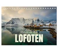 Réflexions dans les îles Lofoten (Calendrier de bureau 2026 DIN A5 vertical), CALVENDO calendrier mensuel: Voyage hivernal dans l'archipel des Lofoten