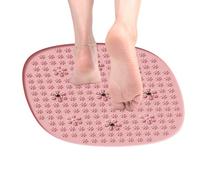 Reflexology Foot Mat, Ergonomic Feet Pad, Textured Petal Design, Extra Large Non Slip Outdoor, Forma rotonda, adatta per Elderly Athletes Spa Medication Home Relaxation