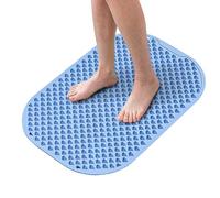 Reflexology Mat, Pressure Point Massage Pad, 20.08x15.35X0.98 Inches Size Fatigue, Silicone Mat for Women’s Relaxation, Yoga, Bathroom, Outdoor Use, Blue, pink