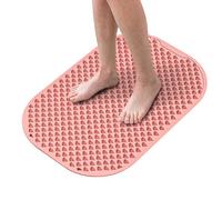 Reflexology Mat, Pressure Point Massage Pad, 20.08x15.35X0.98 Inches Size Fatigue, Silicone Mat for Women’s Relaxation, Yoga, Bathroom, Outdoor Use, Blue, pink