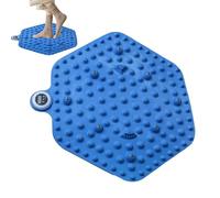 Reflexology Mat, Walking Toe Plate, Efficient Timer Function Included, 21.65x21.65 Inches Functional Feet Relaxation Tool, Foot Massage Pad for Running in Place Training