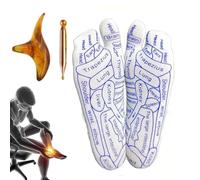 Reflexology Socks - Foot Massage | Reflexology Gloves | Point Massage Tool, Finger Foot Relief Remedy, Hand Massage For Foot Massage, Women's Soothing Soles Gloves, Massage Tool For Relaxation