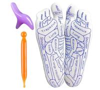 Reflexology Socks, Serenity Steps Reflexology Socks with Massage Tool, Acupressure Reflexology Foot Massage Socks, Foot Reflexology Socks for Women and Men Tired Relieve (1 paire, Men)