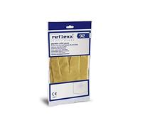 Reflexx - R92-XL - Coppia di guanti in lattice non felpato R92 - tg XL - giallo - Reflexx - 96940 - Conf. da 1 Pz. - R92-XL