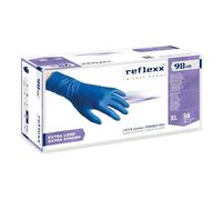REFLEXX 98HR Guanti lattice high risk senza polvere 18.5 gr TG XL 50 PZ 1DXE