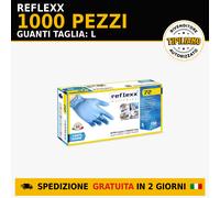 REFLEXX Guanti Monouso R72 Taglia L - 1000 pezzi