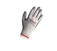 Reflexx N12, Guanti Supportati in Nitrile, 1 paio, Bianco/Grigio, S