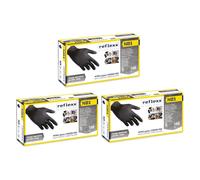 REFLEXX N81 Guanti in nitrile NERO uso alimentare 3.2 gr TG S - 300 PZ 1DY2