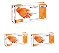 Reflexx N85/M, guanti in nitrile FULL GRIP | HEAVY DUTY (Confezione da 3)