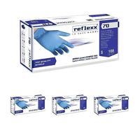 Reflexx R70 / XL Guanti senza nitrili in polvere, X-Large, azzurro, confezione da 400